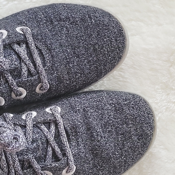 Allbirds Wool Runners Natural Grey/Lt Grey Sole | Womens Size 7 - Picture 7 of 15